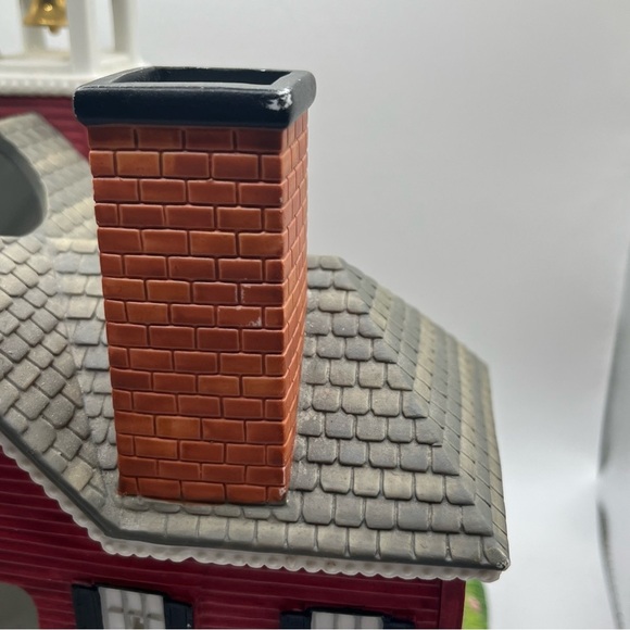 PartyLite Olde World Village Tea Light House #5 School House Exclusive - Picture 13 of 16